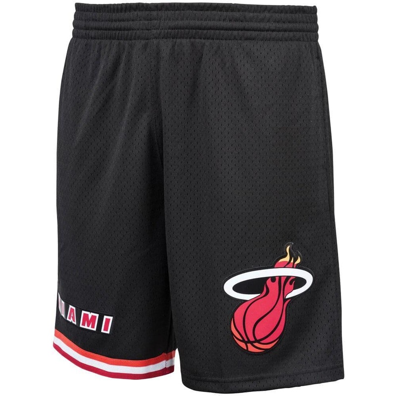 Miami Heat Mitchell & Ness NBA 96-97 Road Swingman Shorts – Black