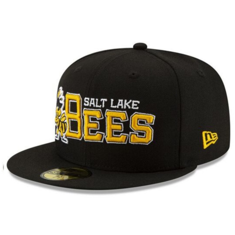 New Era Salt Lake Bees League Patch 59Fifty Fitted Hat