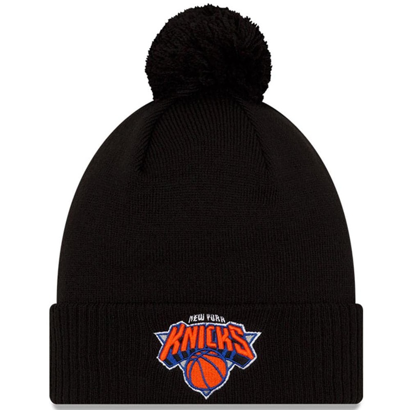New York Knicks New Era NBA 21-22 City Edition Alt Knit Beanie – Black