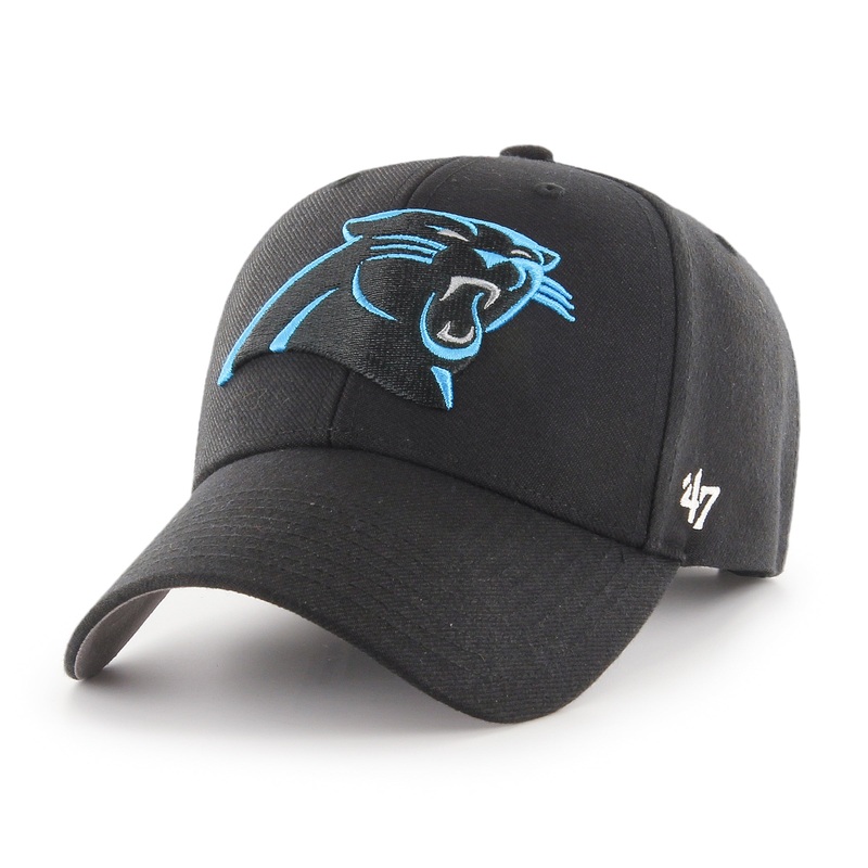 NFL Carolina Panthers ’47 MVP Adjustable Hat – Black