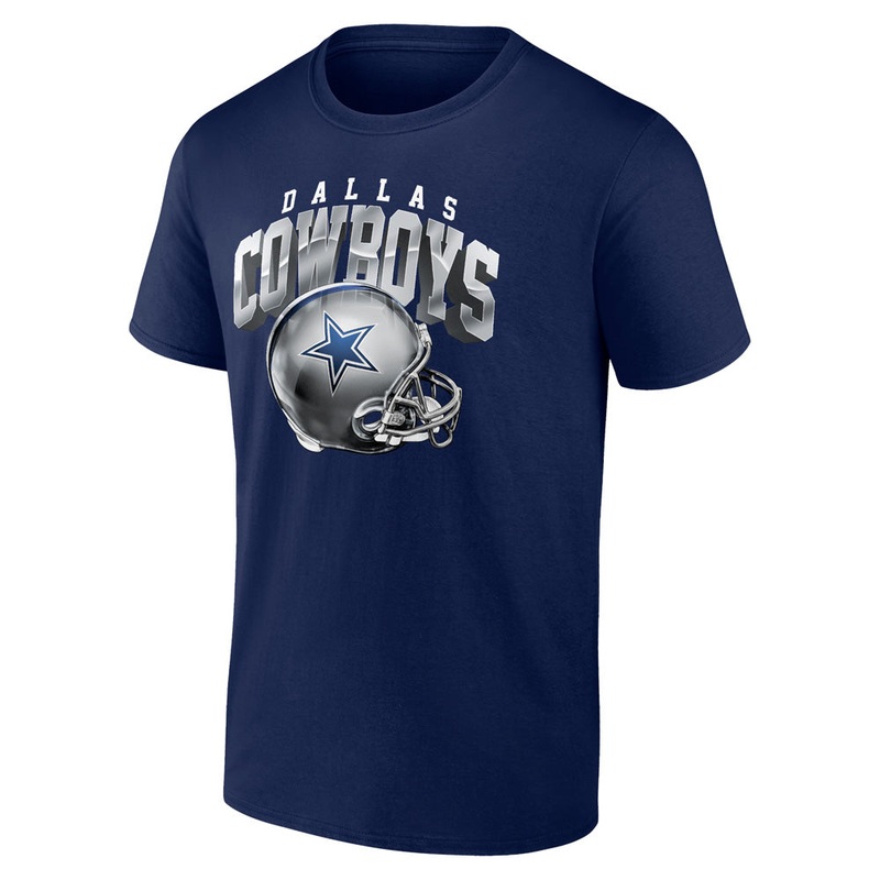 NFL Dallas Cowboys Helmet T-Shirt – Navy