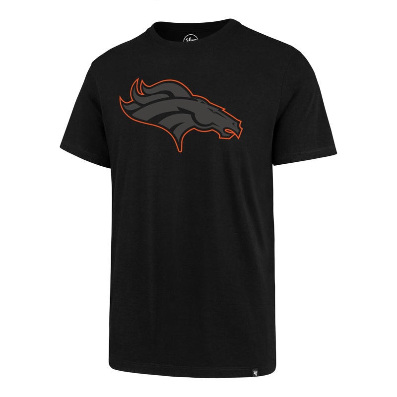 NFL Denver Broncos ’47 Pop Imprint Super Rival T-Shirt – Black