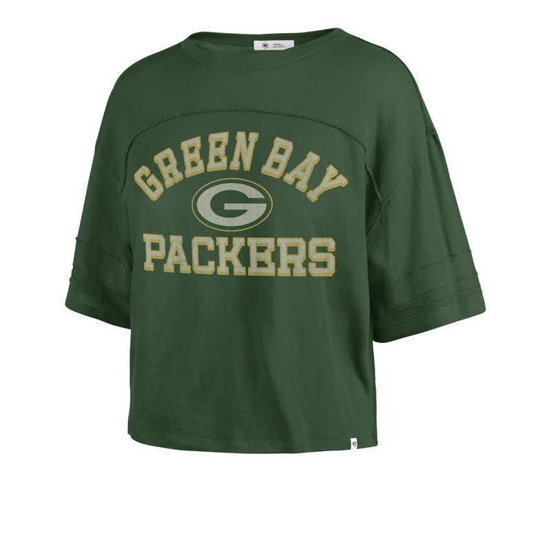 NFL Green Bay Packers Women’s ’47 Half Moon Stevie Crop Top