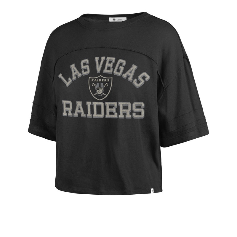 NFL Las Vegas Raiders Women’s ’47 Half Moon Stevie Crop Top
