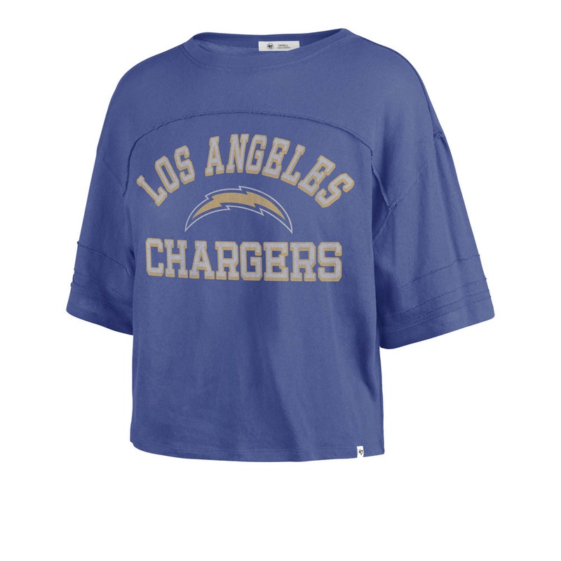 NFL Los Angeles Chargers Women’s ’47 Half Moon Stevie Crop Top