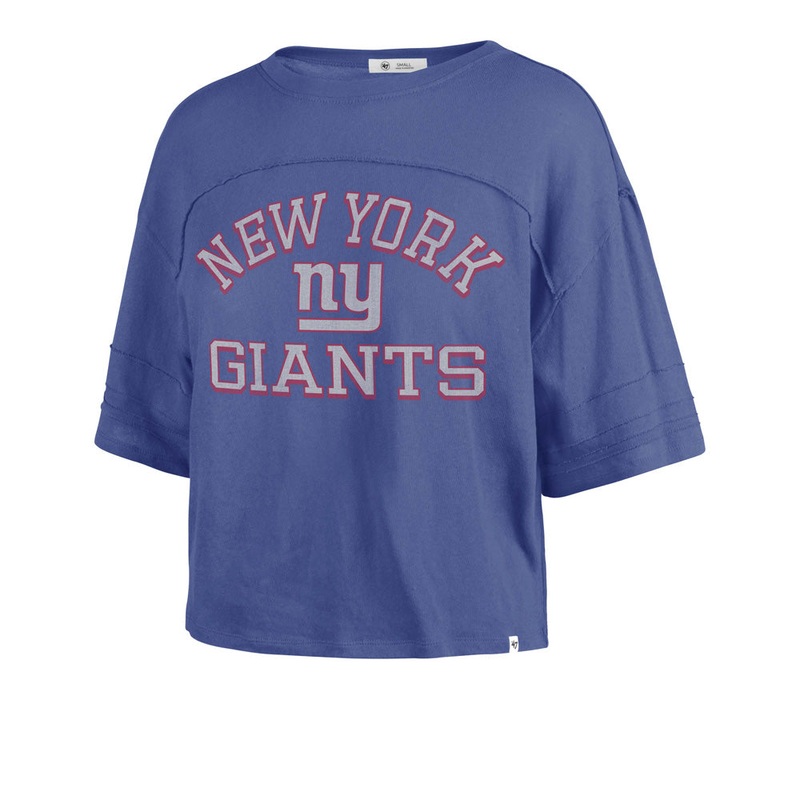 NFL New York Giants Women’s ’47 Half Moon Stevie Crop Top