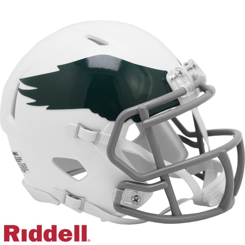 NFL Philadelphia Eagles Riddell ’69-’73 Throwback Mini Speed Helmet