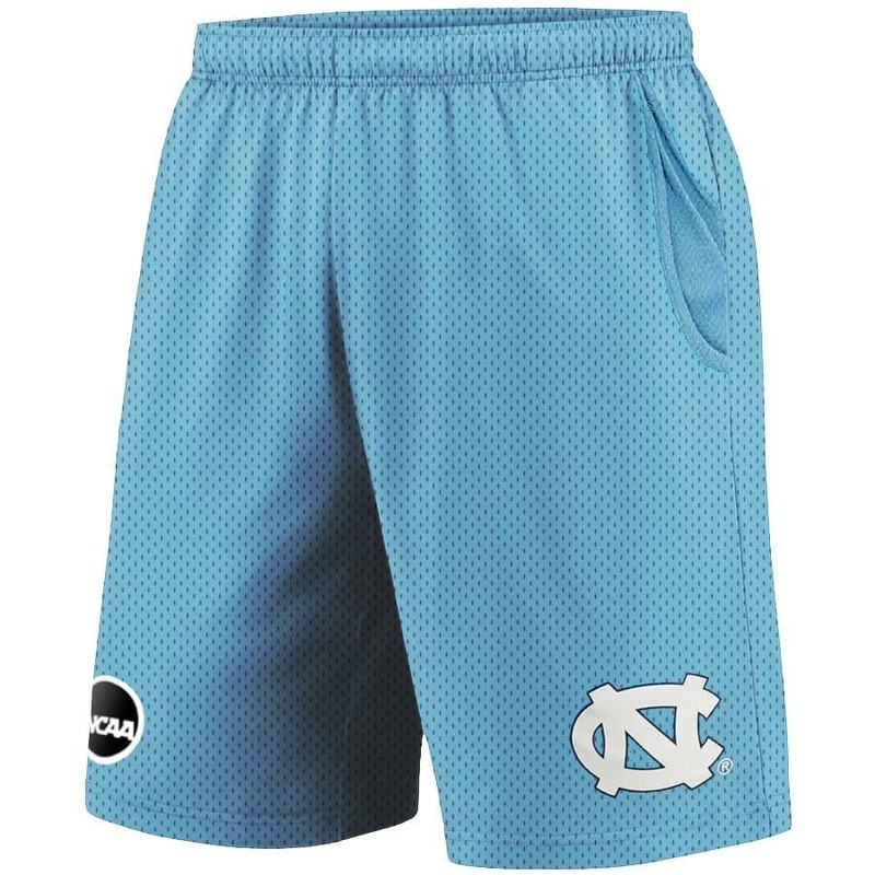 North Carolina Tar Heels USL NCAA Mesh Training Shorts – Light Blue