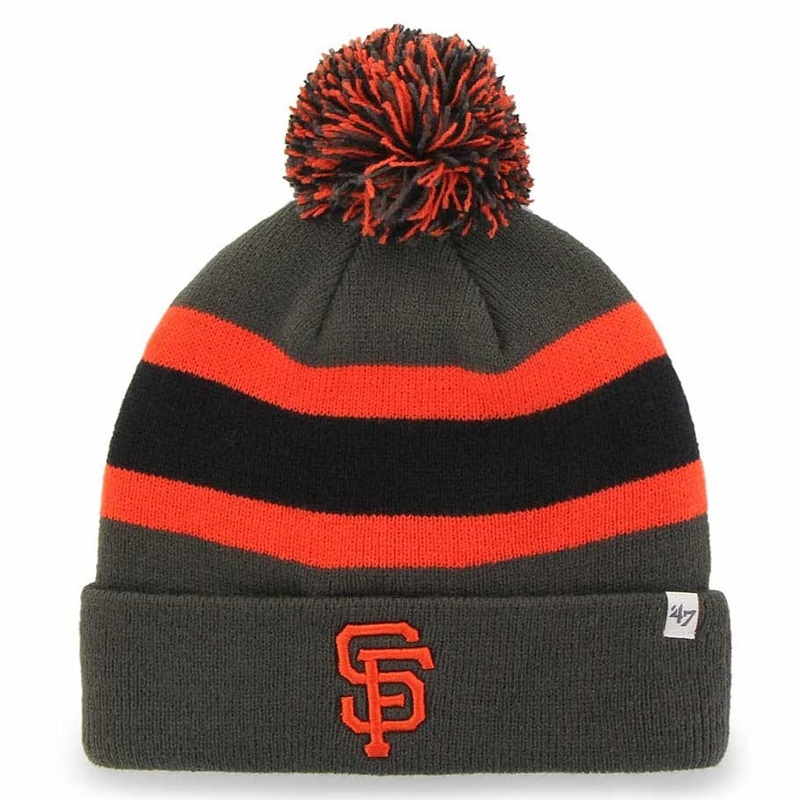 San Francisco Giants ’47 MLB Breakaway Pom Knit Beanie – Charcoal