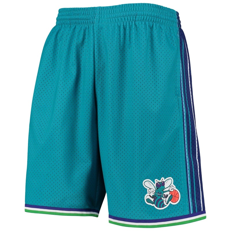 Charlotte Hornets Mitchell & Ness NBA Swingman Shorts 99-00 – Teal