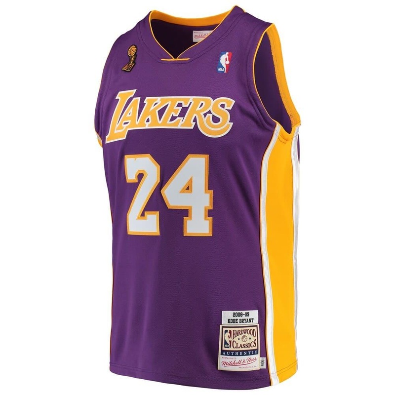 Kobe Bryant Los Angeles Lakers Mitchell & Ness NBA 08-09 Finals Authentic Jersey – Purple