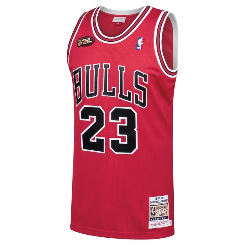 Michael Jordan Chicago Bulls Mitchell & Ness NBA 97-98 Finals Authentic Jersey – Red
