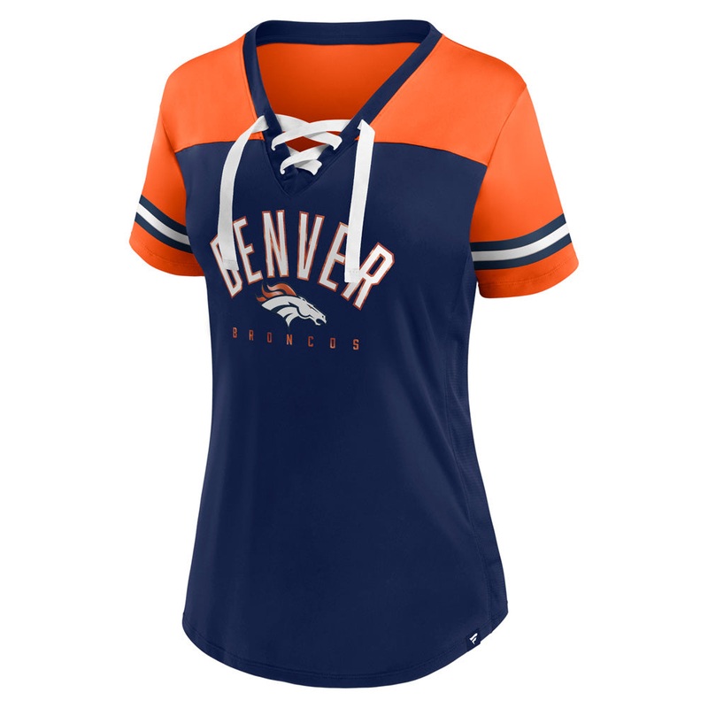 NFL Denver Broncos Women’s Fanatics Blitz & Glam Fashion Top