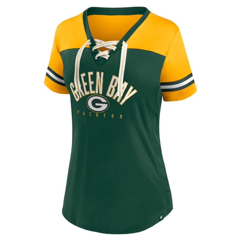 NFL Green Bay Packers Women’s Fanatics Blitz & Glam Fashion Top