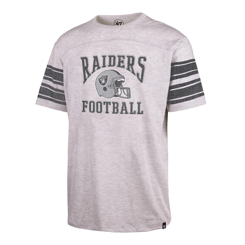 NFL Las Vegas Raiders ’47 Arena Arch Holyoke T-Shirt – Heather Gray