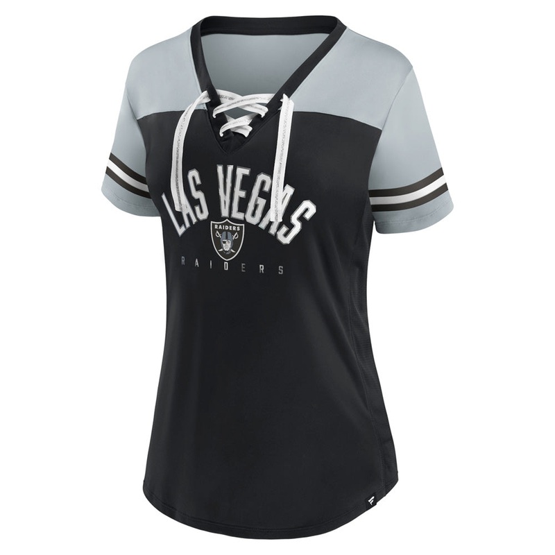 NFL Las Vegas Raiders Women’s Fanatics Blitz & Glam Fashion Top