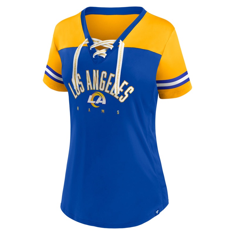 NFL Los Angeles Rams Women’s Fanatics Blitz & Glam Fashion Top