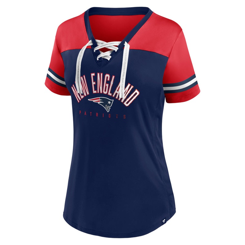 NFL New England Patriots Women’s Fanatics Blitz & Glam Fashion Top