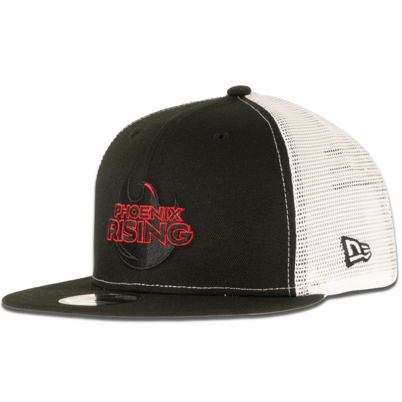 Phoenix Rising New Era Red Eye 9FIFTY Trucker Snapback Hat – Black