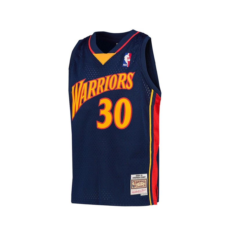 Steph Curry Golden State Warriors Mitchell & Ness NBA 09-10 Swingman Jersey – Navy