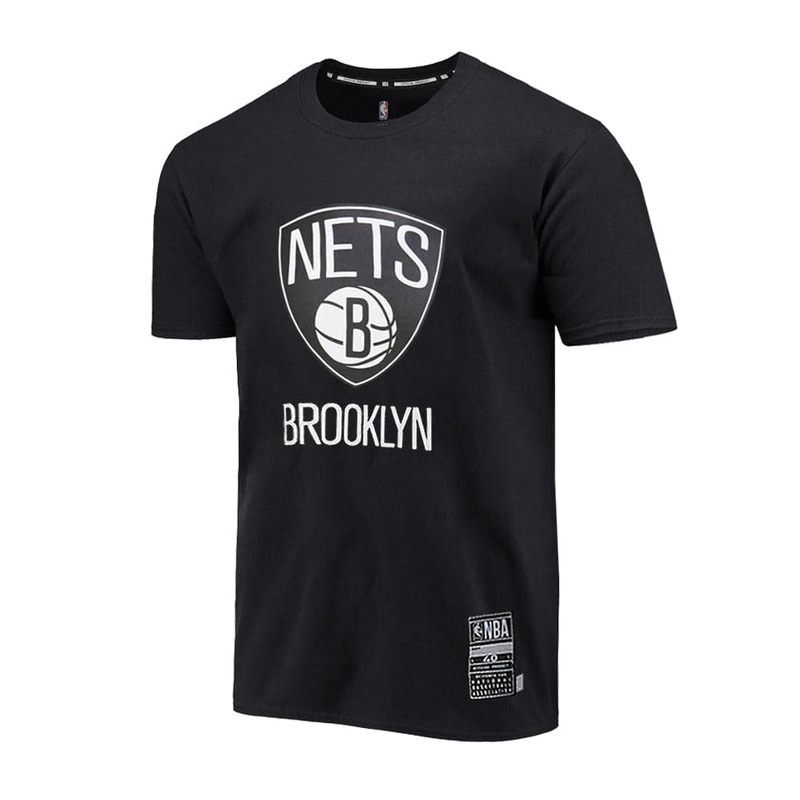 Youths Brooklyn Nets NBA Essentials Team Logo T-Shirt – Black