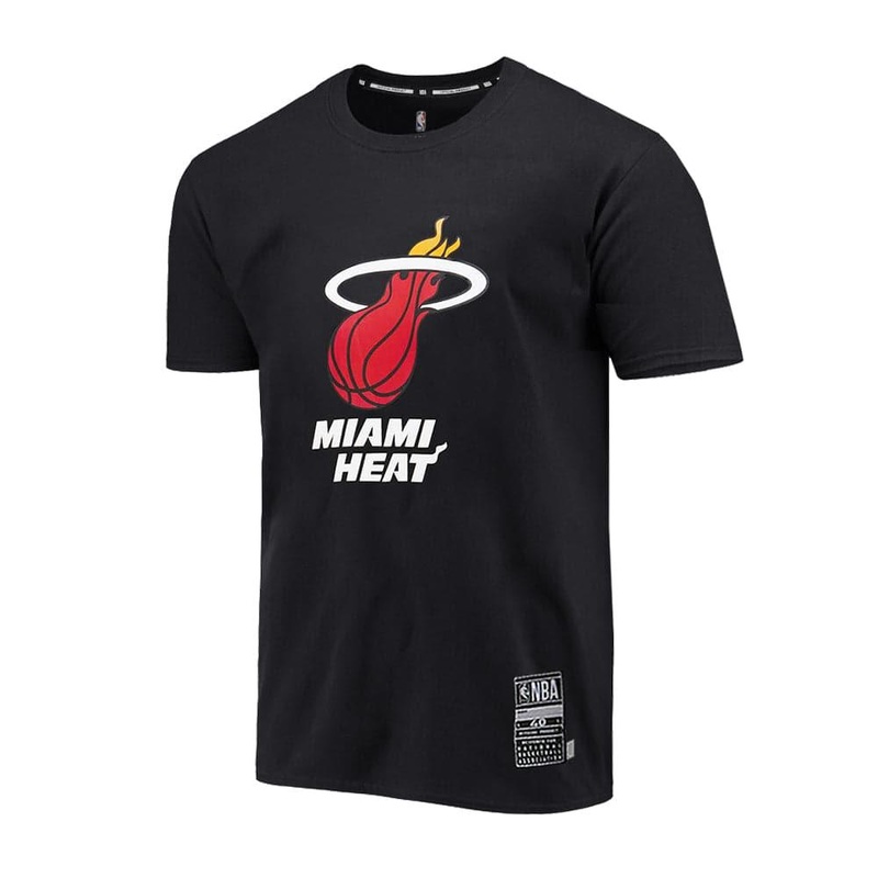 Youths Miami Heat NBA Essentials Team Logo T-Shirt – Black