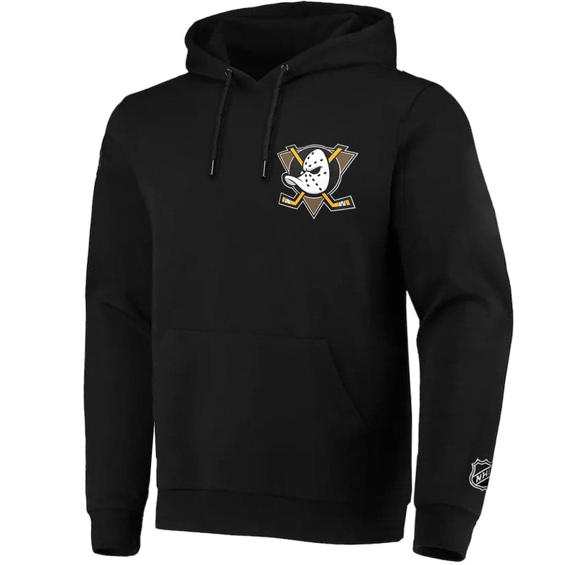 Anaheim Mighty Ducks Majestic NHL Duke Hoodie Jumper – Black
