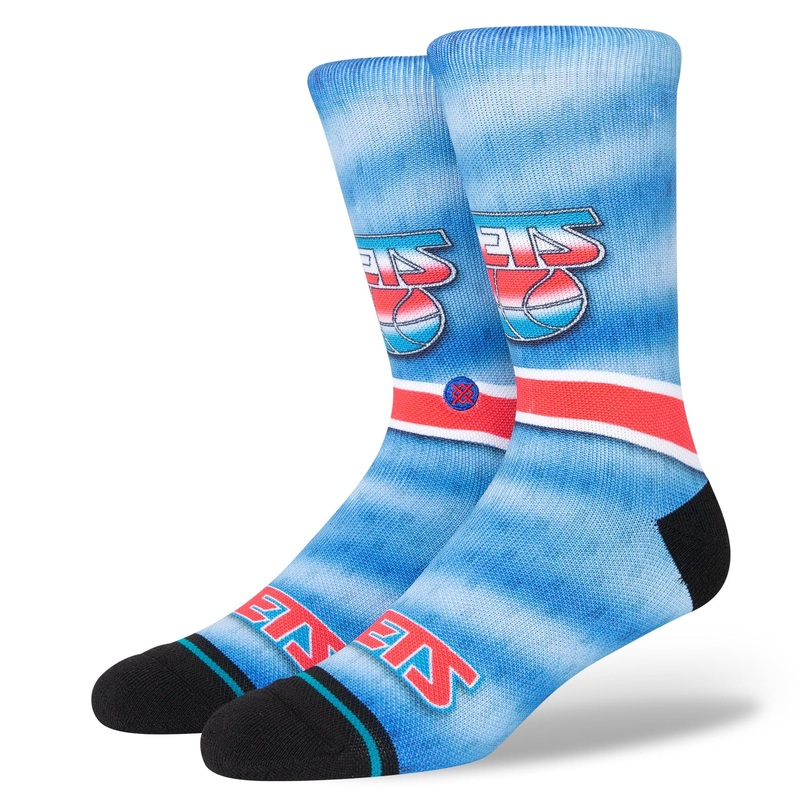 Brooklyn Nets Stance NBA HWC Logo Fader Crew Socks – Blue