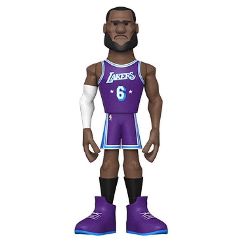 LeBron James Los Angeles Lakers Funko NBA 5″ City Vinyl Gold Figure – Purple