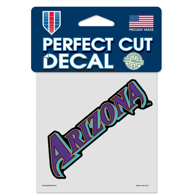 MLB Arizona Diamondbacks WinCraft 4″ x 4″ Wordmark Decal