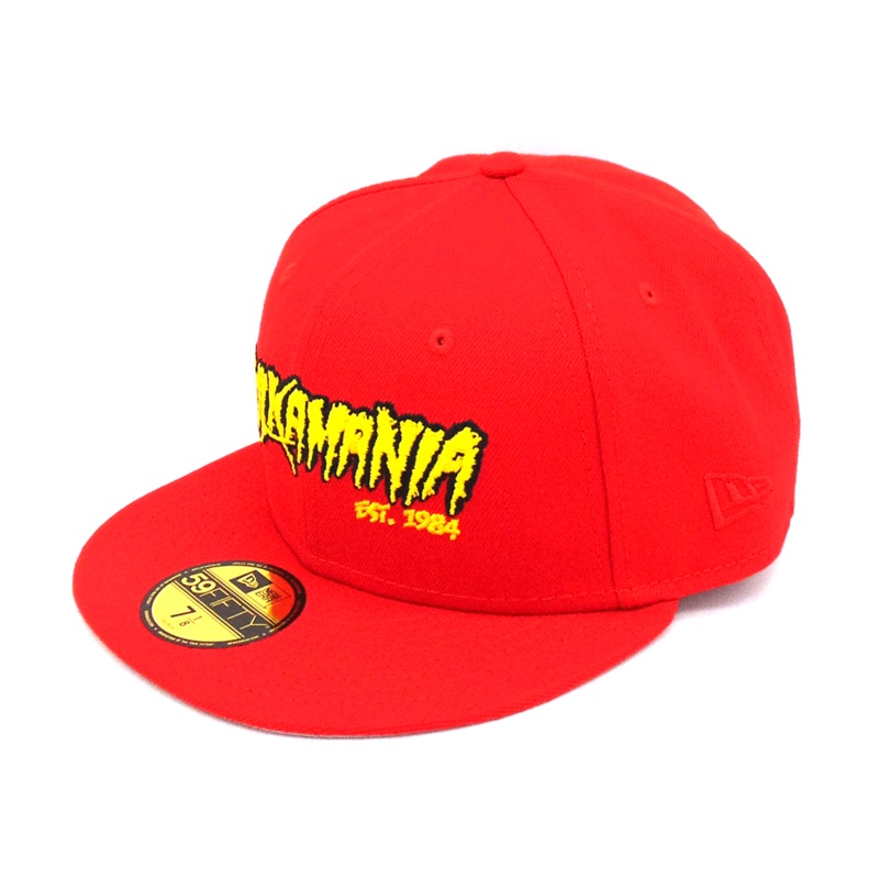 New Era Hulk Hogan Red “Hulkamania” 59Fifty Fitted Hat