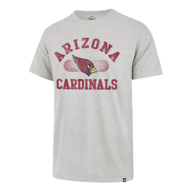 NFL Arizona Cardinals ’47 Brisk Franklin T-Shirt – Heather Gray