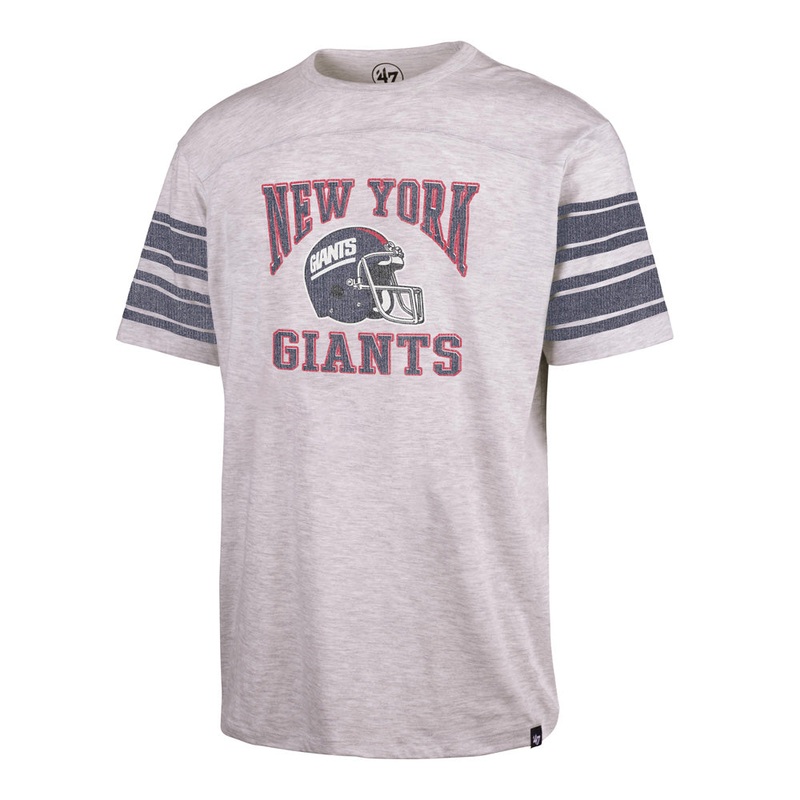 NFL New York Giants ’47 Arena Arch Holyoke T-Shirt – Heather Gray