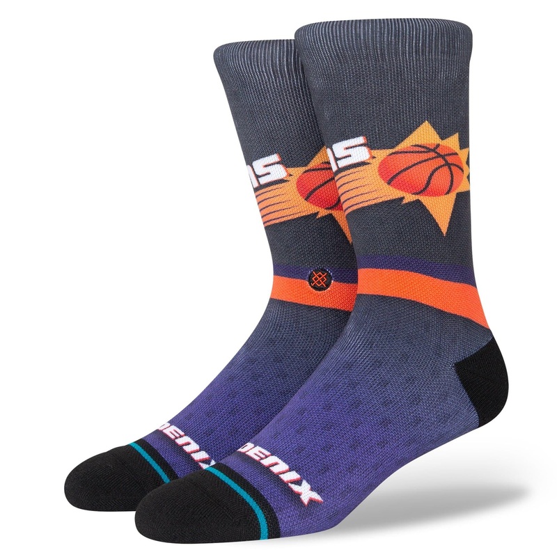 Phoenix Suns Stance NBA HWC Logo Fader Crew Socks – Black