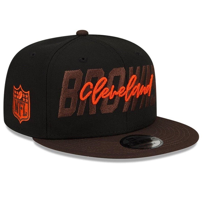 Cleveland Browns New Era NFL 2022 Draft On-Stage 9FIFTY Snapback Hat – Black