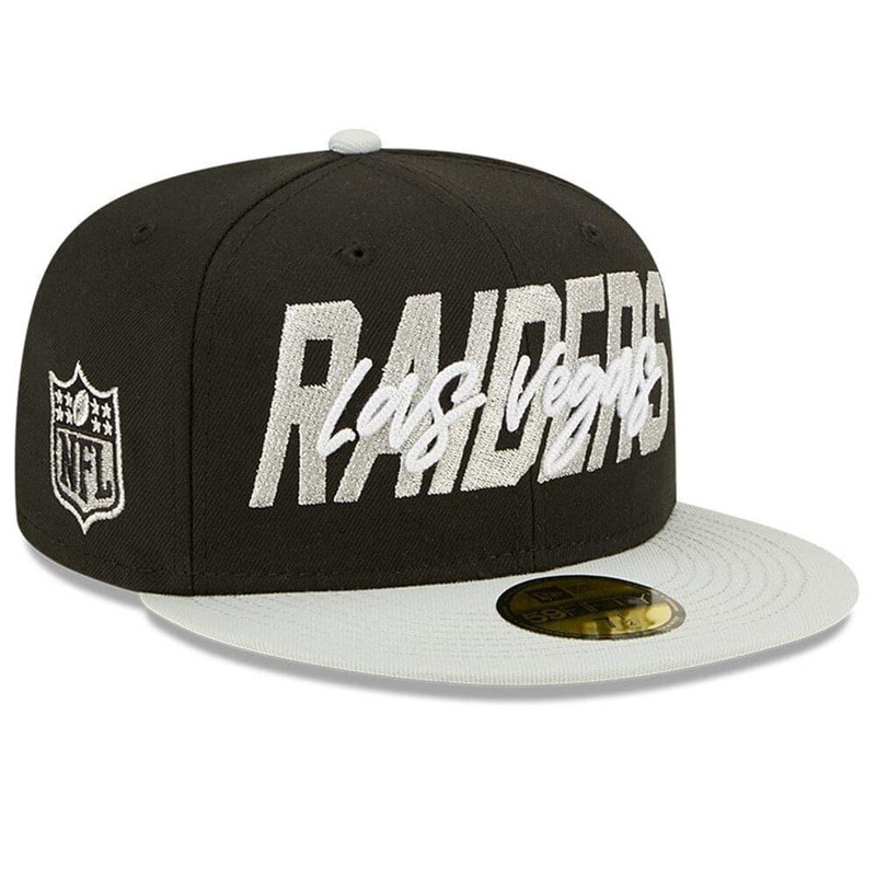 Las Vegas Raiders New Era NFL 2022 Draft On-Stage 59FIFTY Fitted Hat – Black