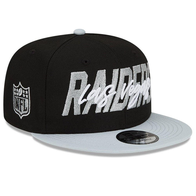 Las Vegas Raiders New Era NFL 2022 Draft On-Stage 9FIFTY Snapback Hat – Black
