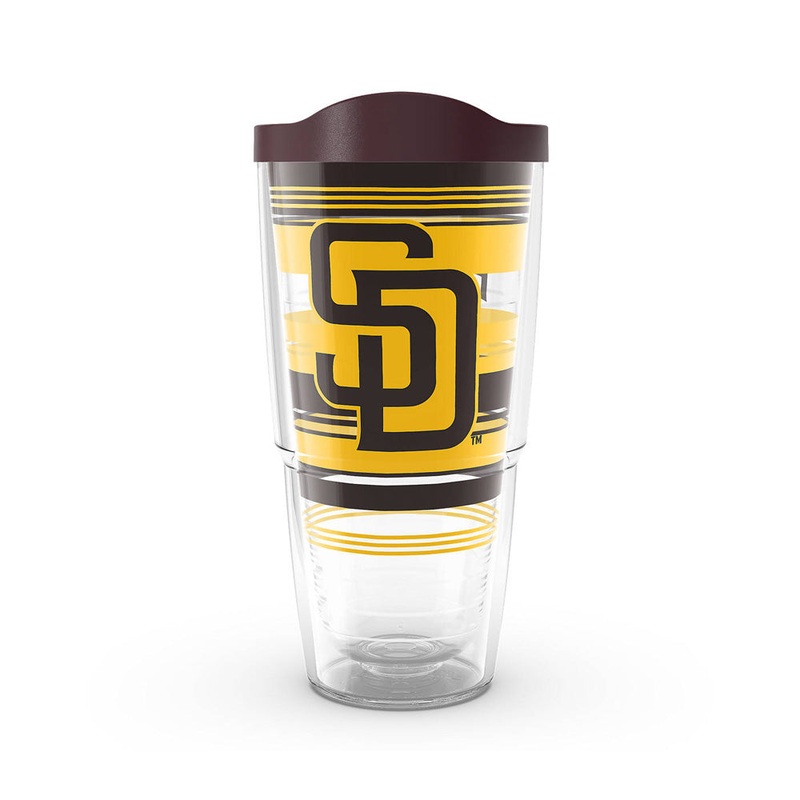 MLB San Diego Padres Tervis 24oz Hype Stripes Travel Tumbler