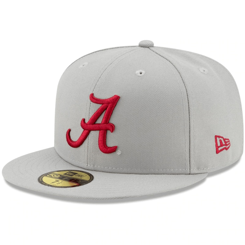 New Era Alabama Crimson Tide Grey 59Fifty Fitted Hat