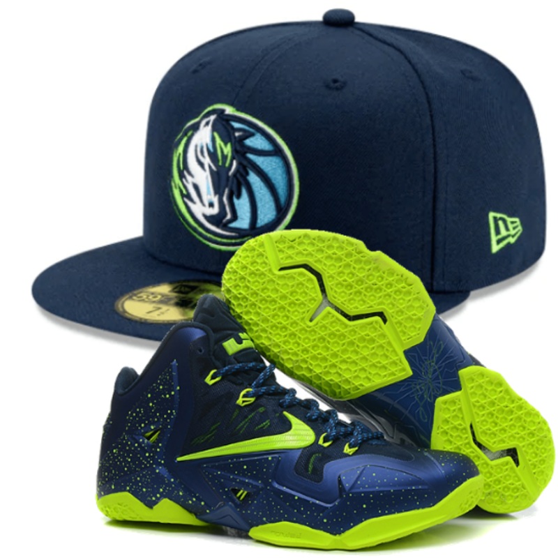 New Era Dallas Mavericks City Series 59Fifty Fitted Hat W/ Matching Sneakers