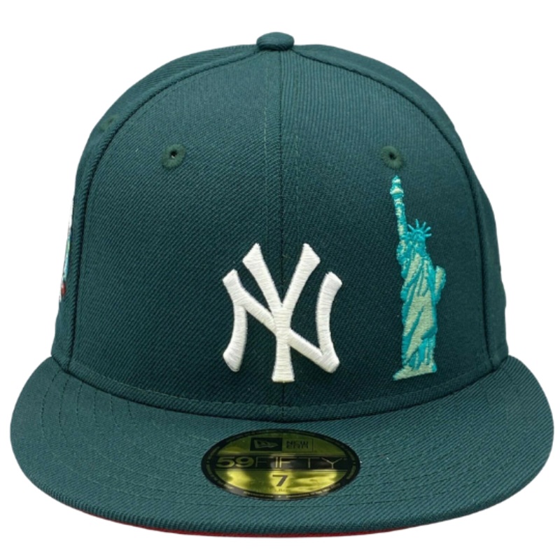 New Era New York Yankees Green Liberty 59Fifty Fitted Hat