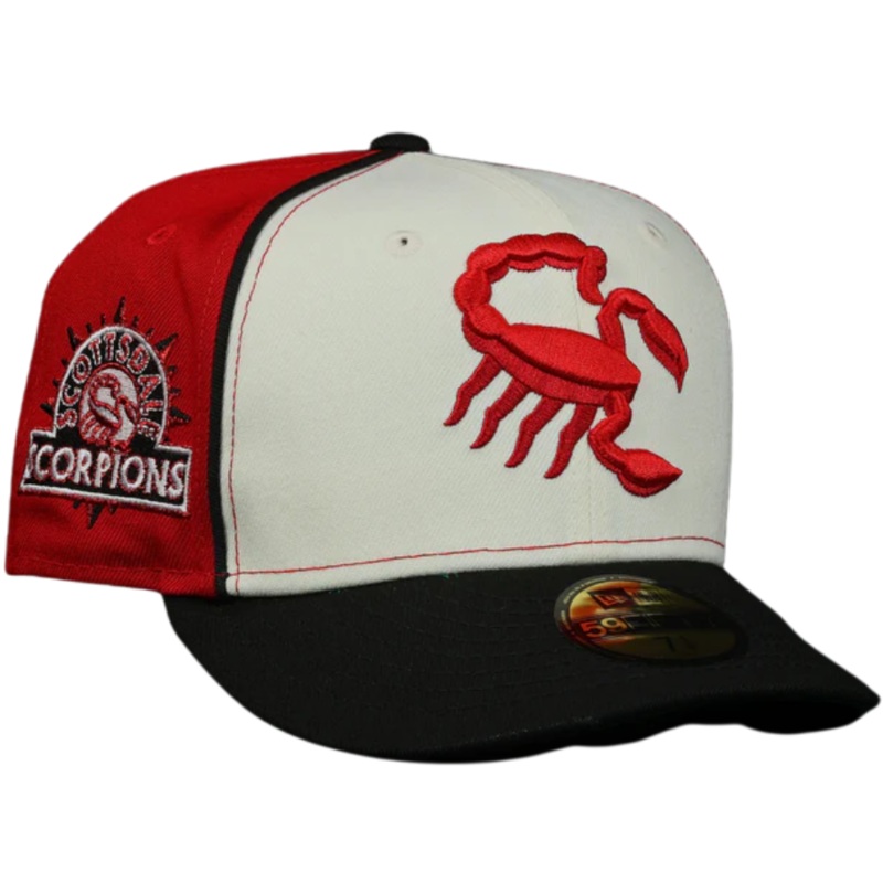 New Era x My Fitteds Scottsdale Scorpions Jersey Sleeve Patch Off White 59FIFTY Fitted Hat