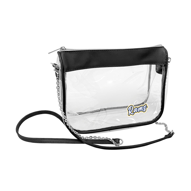 NFL Los Angeles Rams Logo Brands Hype Clear Gameday Bag