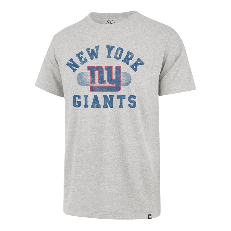 NFL New York Giants ’47 Brisk Franklin T-Shirt – Heather Gray