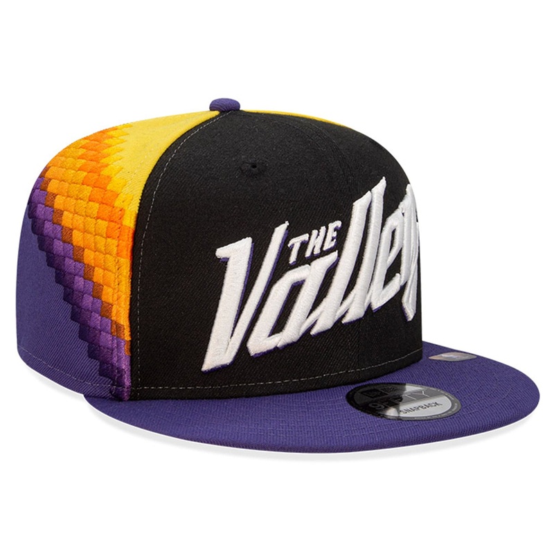Phoenix Suns New Era NBA 21-22 City Edition 9FIFTY Snapback Hat – BLACK