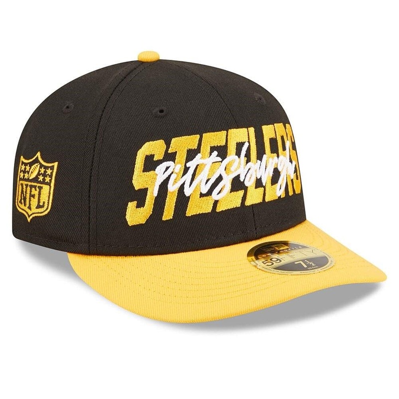 Pittsburgh Steelers New Era NFL 2022 Draft Low Profile 59FIFTY Fitted Hat – Black