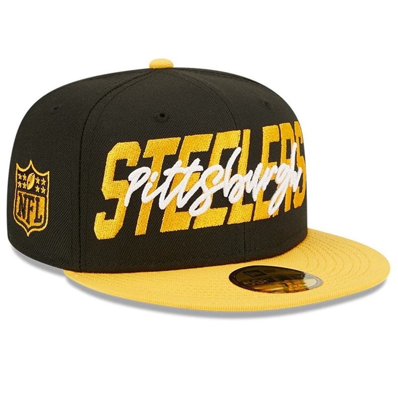 Pittsburgh Steelers New Era NFL 22 Draft 59FIFTY Fitted Hat – Black