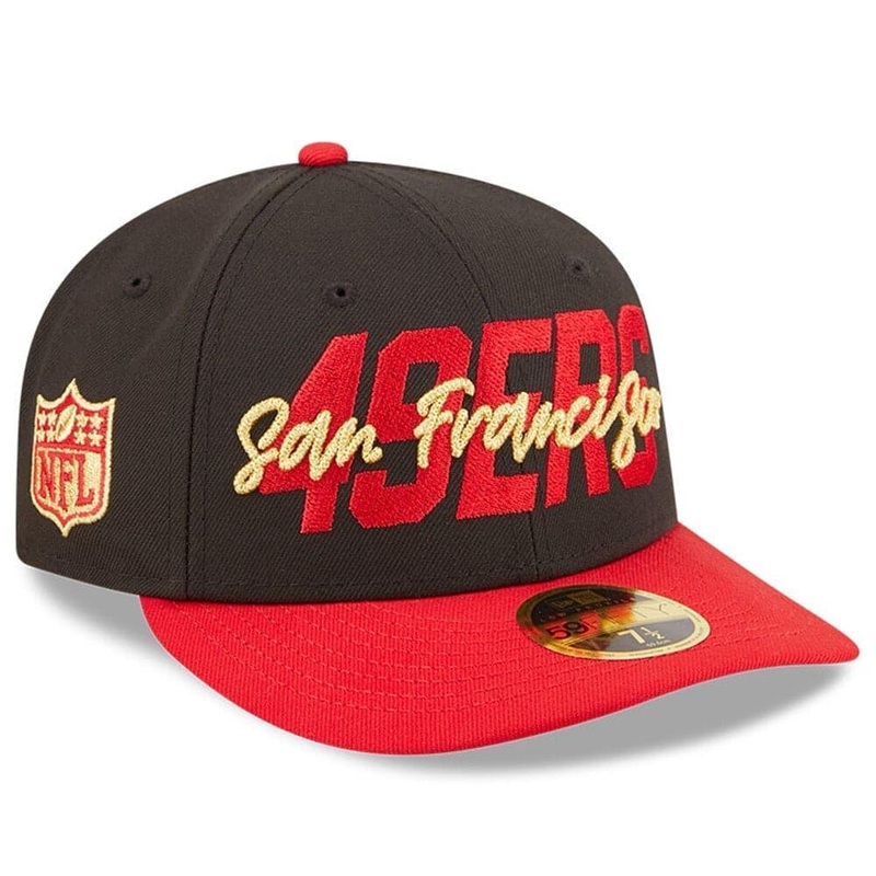San Francisco 49ers New Era NFL 2022 Draft Low Profile 59FIFTY Fitted Hat – Black
