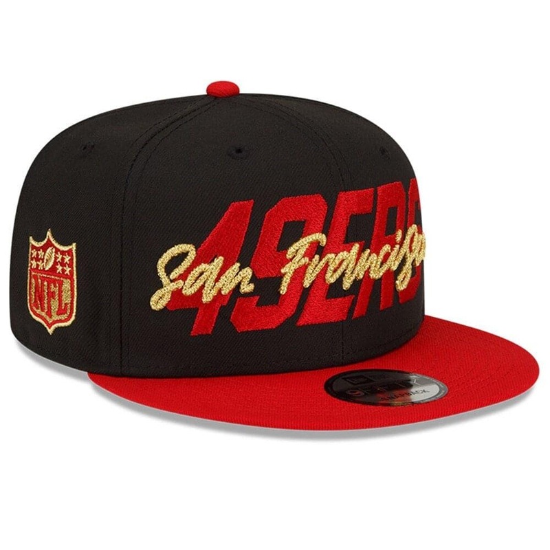San Francisco 49ers New Era NFL 2022 Draft On-Stage 9FIFTY Snapback Hat – Black