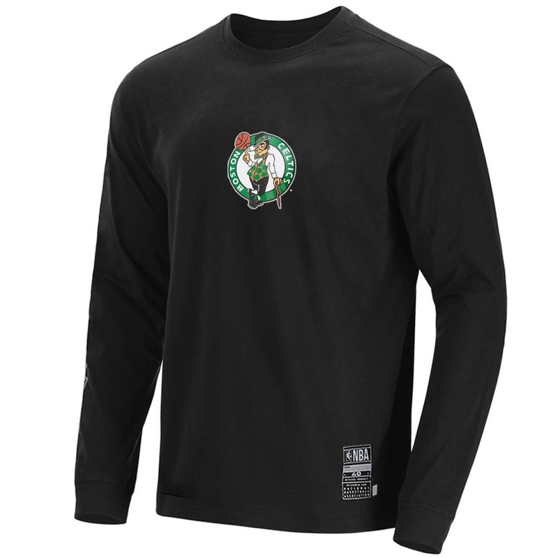 Boston Celtics NBA Essentials Defence Long Sleeve T-Shirt – Black